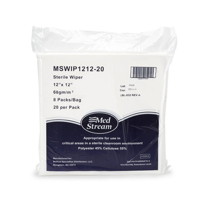 McKesson Cleanroom Wipes, 12 x 12 Inch