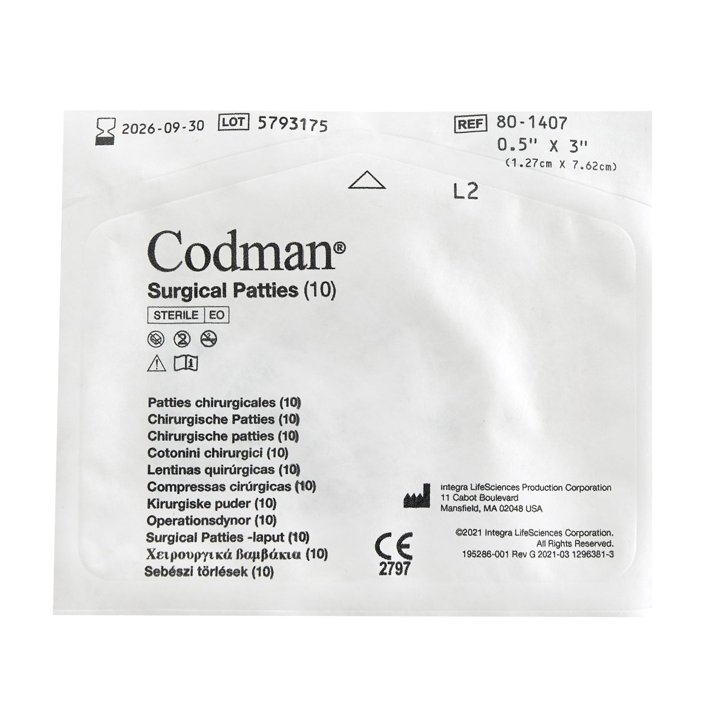Codman® Surgical Pattie