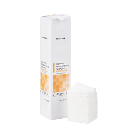 McKesson 12222000 Gauze Sponge, 2 x 2 Inch, 12-Ply