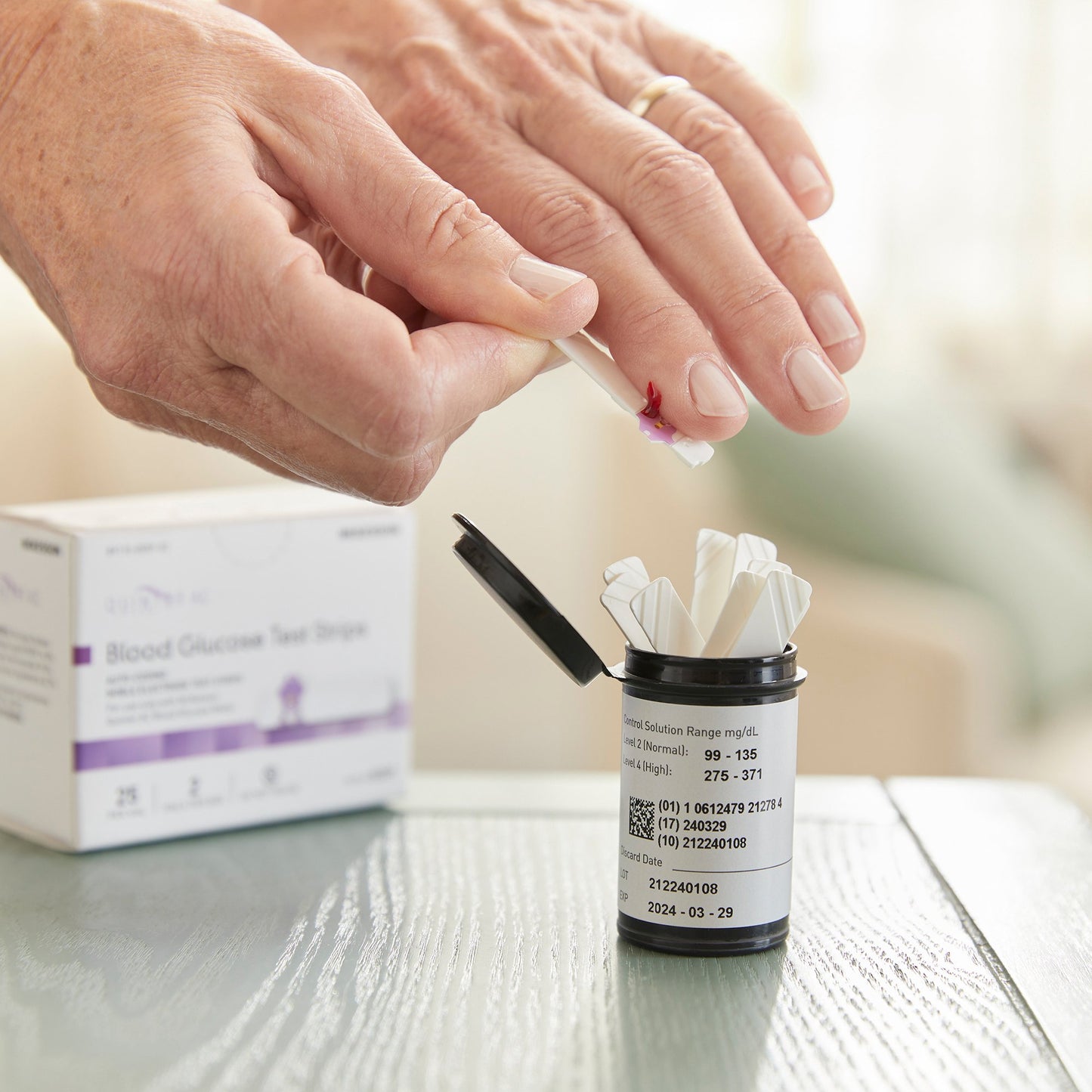 Quintet AC® Blood Glucose Test Strips