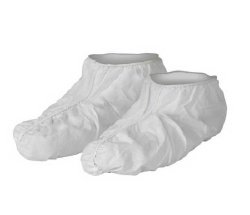 Ansell 27000 Shoe Cover KleenGuard A40 One Size Fits Most Shoe High Seamless Sole White NonSterile