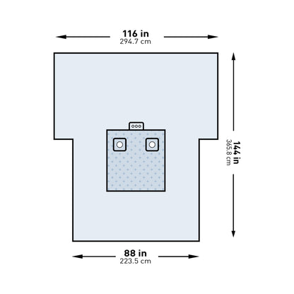 McKesson Sterile Bilateral Limb Drape, 116 x 88 x 144 Inch