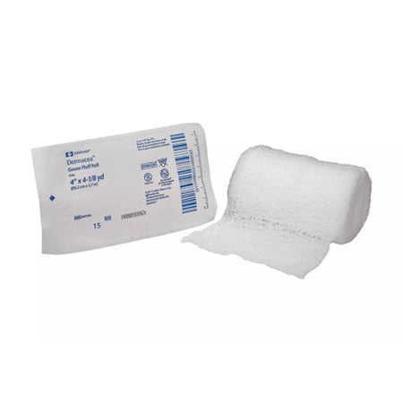 Cardinal 441102 Dermacea Fluff Bandage Roll, 3-4/10 Inch x 3-6/10 Yard, 6-Ply