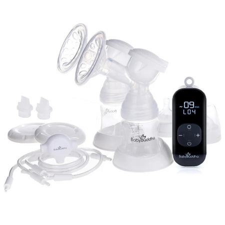 Double Electric Breast Pump Kit BabyBuddha 2.0 by BabyBuddha Products LLC product image