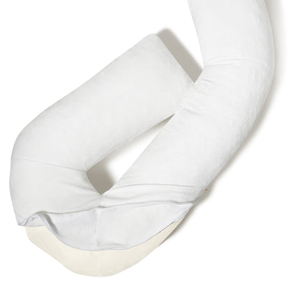 MedCline Therapeutic Body Pillowcase, White, Medium/Large