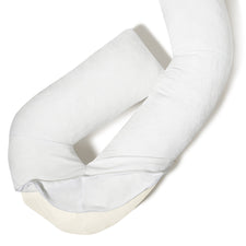 MedCline Therapeutic Body Pillowcase, White, Medium/Large