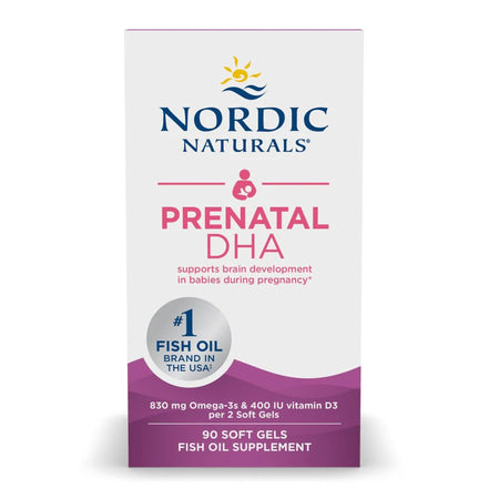 Nordic Naturals Inc 1741 Naturals Prenatal DHA with Vitamin D-3 Dietary Supplement