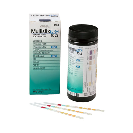 Siemens 10331147 Multistix PRO 10 LS Urinalysis Reagent, General Chemistry tests