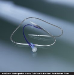 Bard® Sump Style Nasogastric Suction Tube, Dual Lumen Type, 48 Inch Length