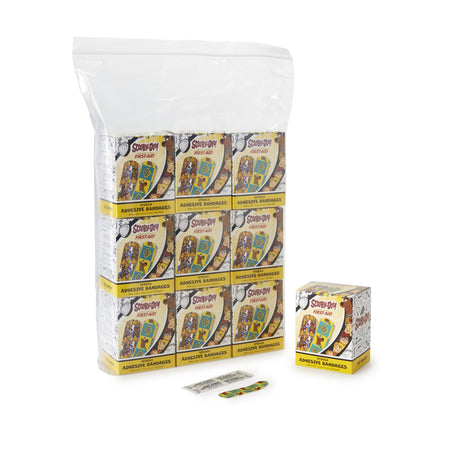 Dukal 1065737 American White Cross Stat Strip Scooby-Doo Adhesive Strip, ¾ x 3 Inch