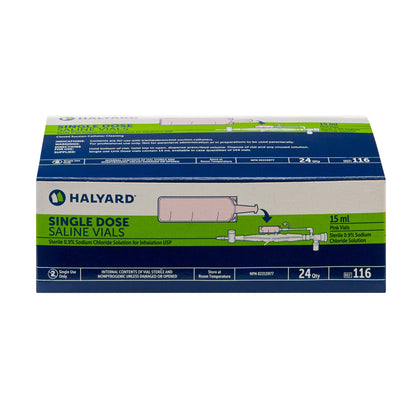Halyard Sodium Chloride Respiratory Therapy Solution, 15 mL unit doses