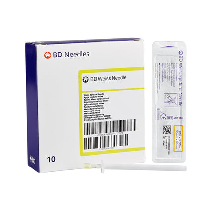 BD 405186 Perisafe Epidural Needle, 20 Gauge, 3-1/2 Inch, Weiss Style