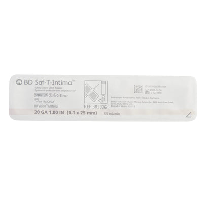 Saf-T-Intima™ Closed IV Catheter System, Y Port, 22 Guage