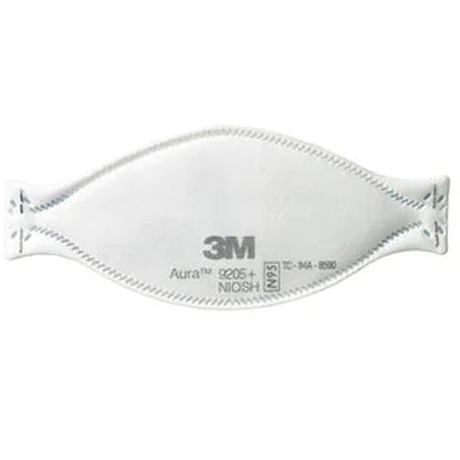 Particulate Respirator Mask 3M™ Aura™ Industrial N95 Not Rated Elastic Strap One Size Fits Most