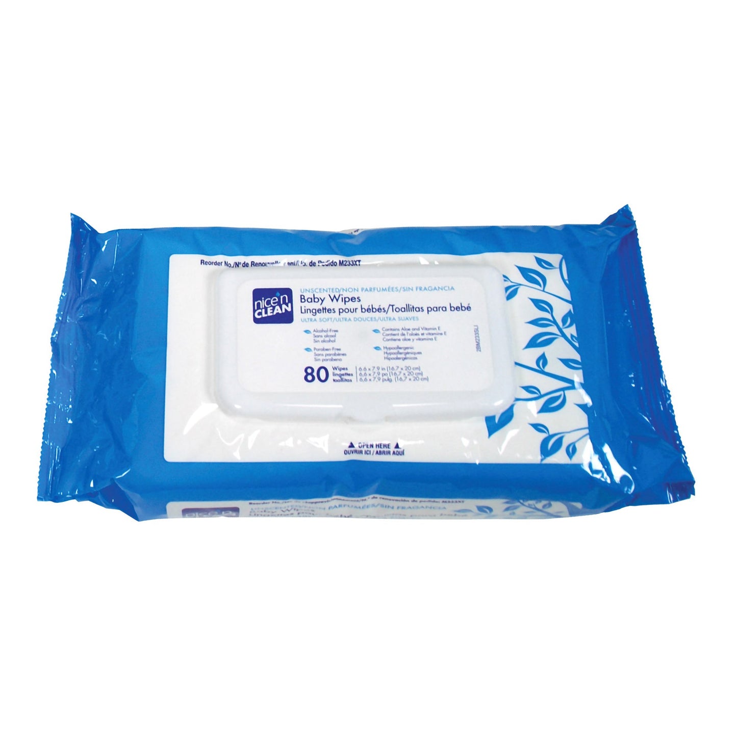 Nice'n Clean® Unscented Baby Wipes, Soft Pack