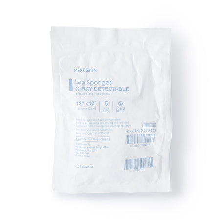 McKesson 16-2112121 Laparotomy Sponge, 12 x 12 Inch