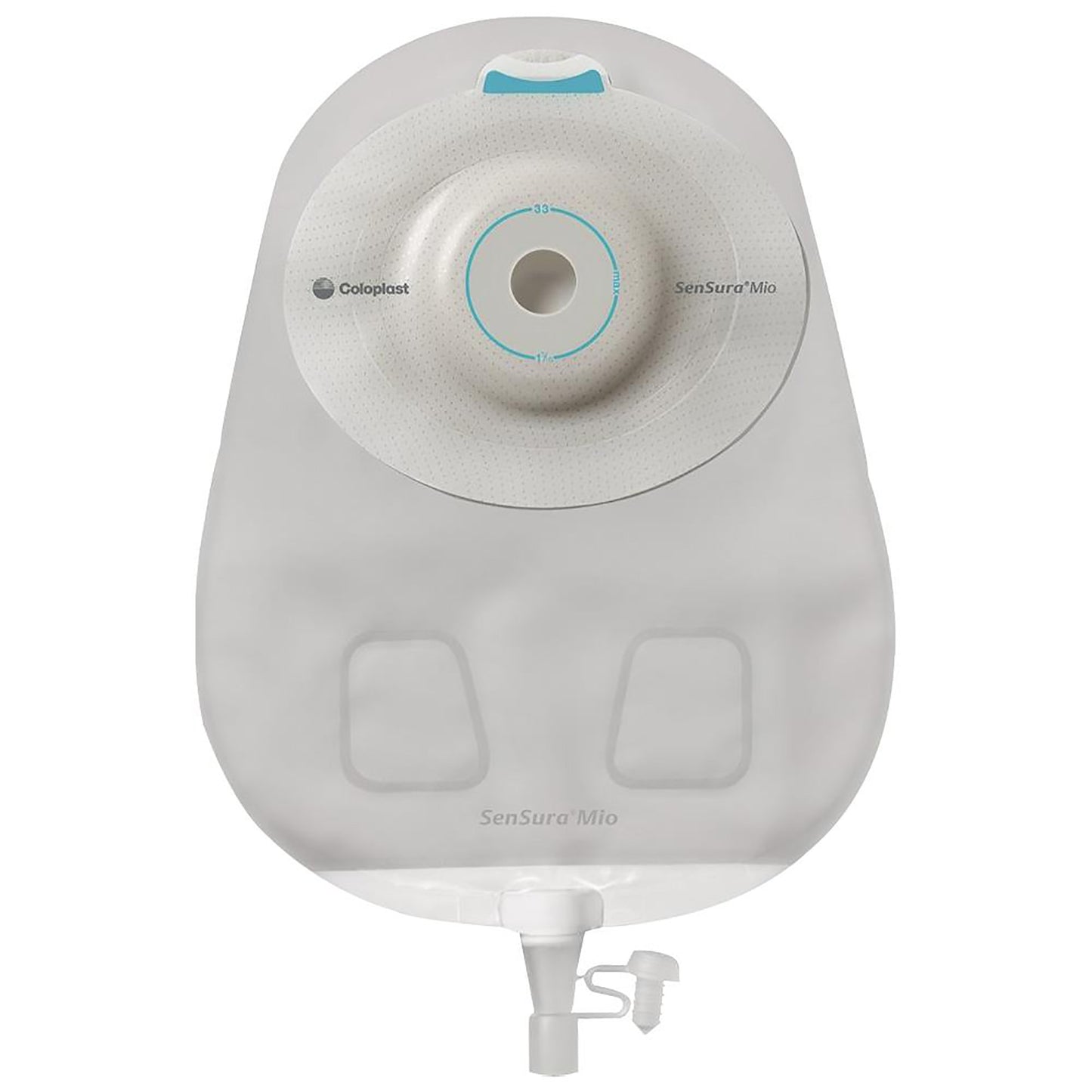SenSura® Mio Convex Light 1-Piece Transparent Urostomy Pouch, 25mm Stoma