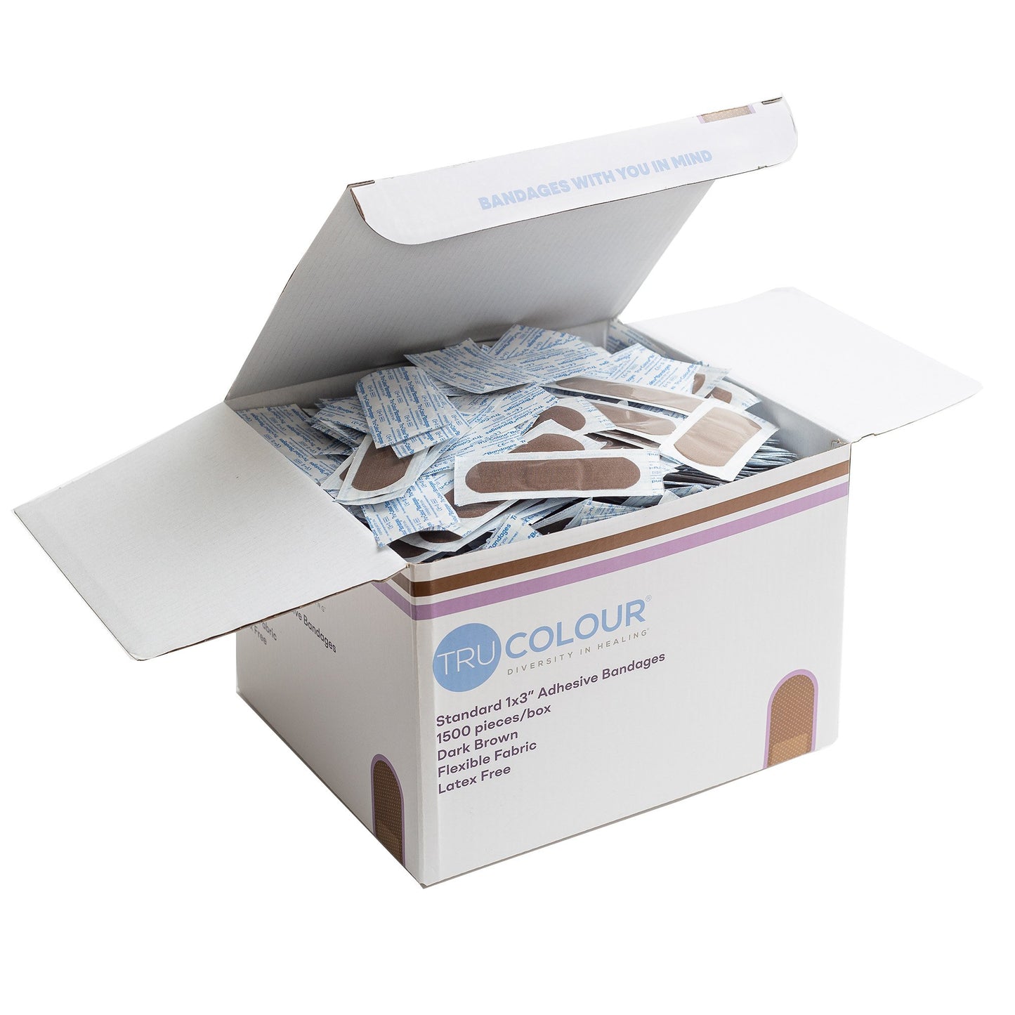 TruColour® Dark Brown Adhesive Strip, 1 x 3 Inch
