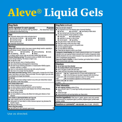 Aleve Liquid Gel Capsules