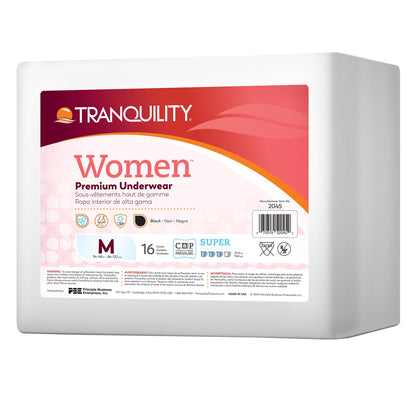Absorbent Underwear Tranquility® Pull On with Tear Away Seams Adult Medium Female Disposable Heavy Absorbency