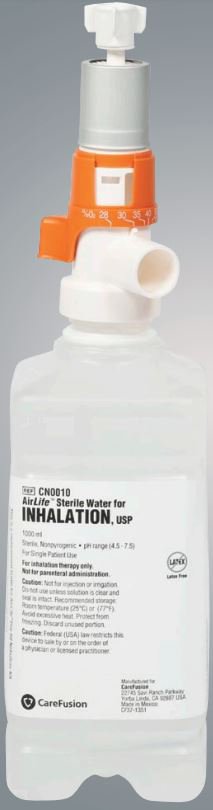 Sun Med CN4510 AirLife Respiratory Therapy Solution, 1,000 mL Bottle