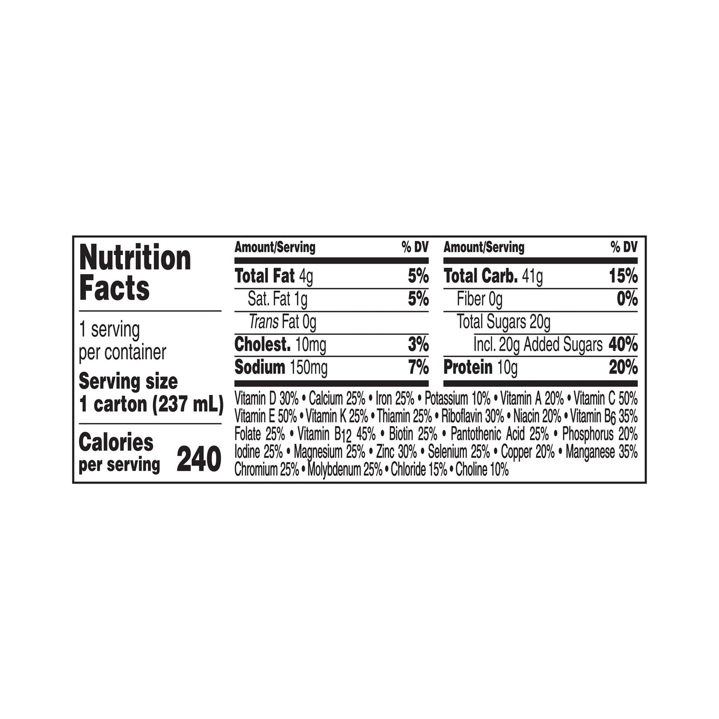 Boost® Original Vanilla Balanced Nutritional Drink, 8-ounce carton