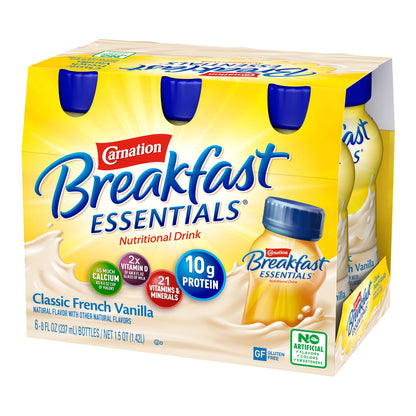 Carnation Breakfast Essentials® Vanilla Nutritional Drink, 8-ounce bottle