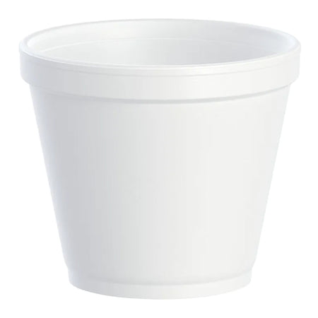 Insulated Food Container J Cup® White Single Use Foam 3-1/2 D X 2-9/10 H Inch 3-1/2 Inch Diameter