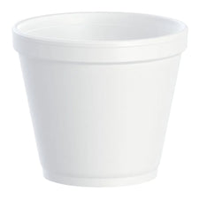 Insulated Food Container J Cup® White Single Use Foam 3-1/2 D X 2-9/10 H Inch 3-1/2 Inch Diameter