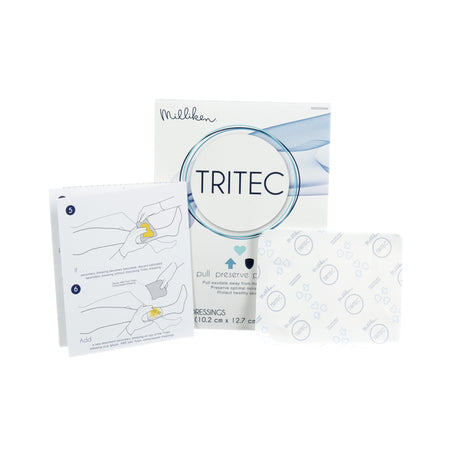 Ovik Health LLC 794692 Tritec Contact Layer Wound Dressing, 4 x 5 Inch
