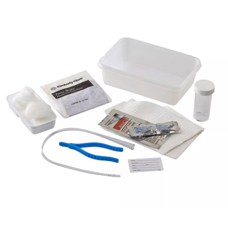 Cardinal 281699 Dover Intermittent Catheter Tray, Red Rubber