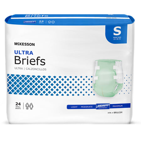 McKesson BRULSM Ultra Heavy Absorbency Incontinence Brief, Small