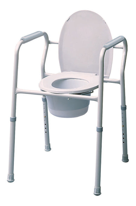 Graham-Field Commode Chair, 14 Inch Seat Width