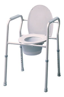 Graham-Field Commode Chair, 14 Inch Seat Width