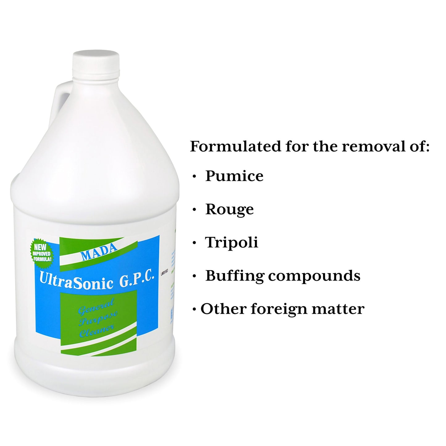 MADA Medical Products General Purpose Ultrasonic Cleaner, 1-gallon bottle