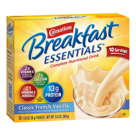 Nestle Healthcare Nutrition 1.005E+13 Carnation Breakfast Essentials Vanilla Nutritional Drink