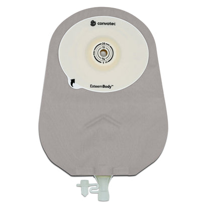 Urostomy Pouch Esteem Body™ One-Piece System 10 Inch Length Convex, Pre-Cut 30 mm Stoma