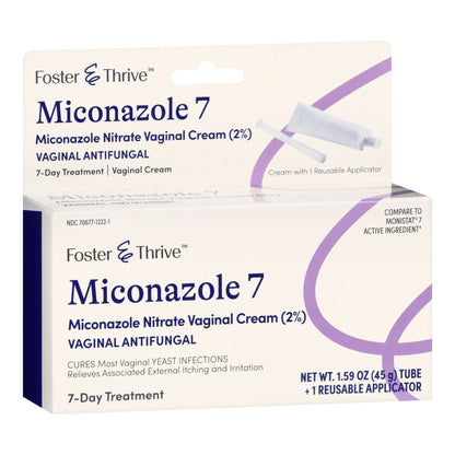 Foster & Thrive™ Miconazole 7 Vaginal Cream (2%) with Reusable Applicator