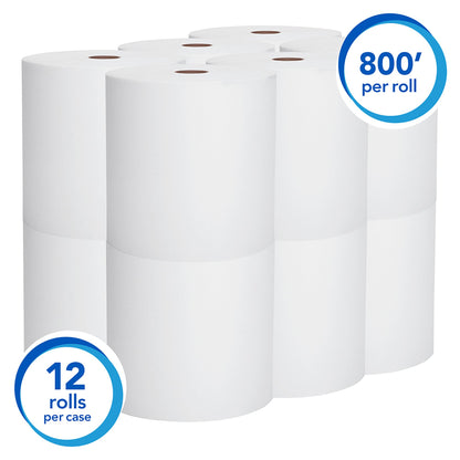 Scott Paper Towel, Hardwound Roll, 8" x 800'