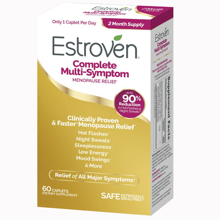 i-Health Inc 92961040348 Estroven Once Daily Complete Multi-Symptom Menopause Relief Caplets