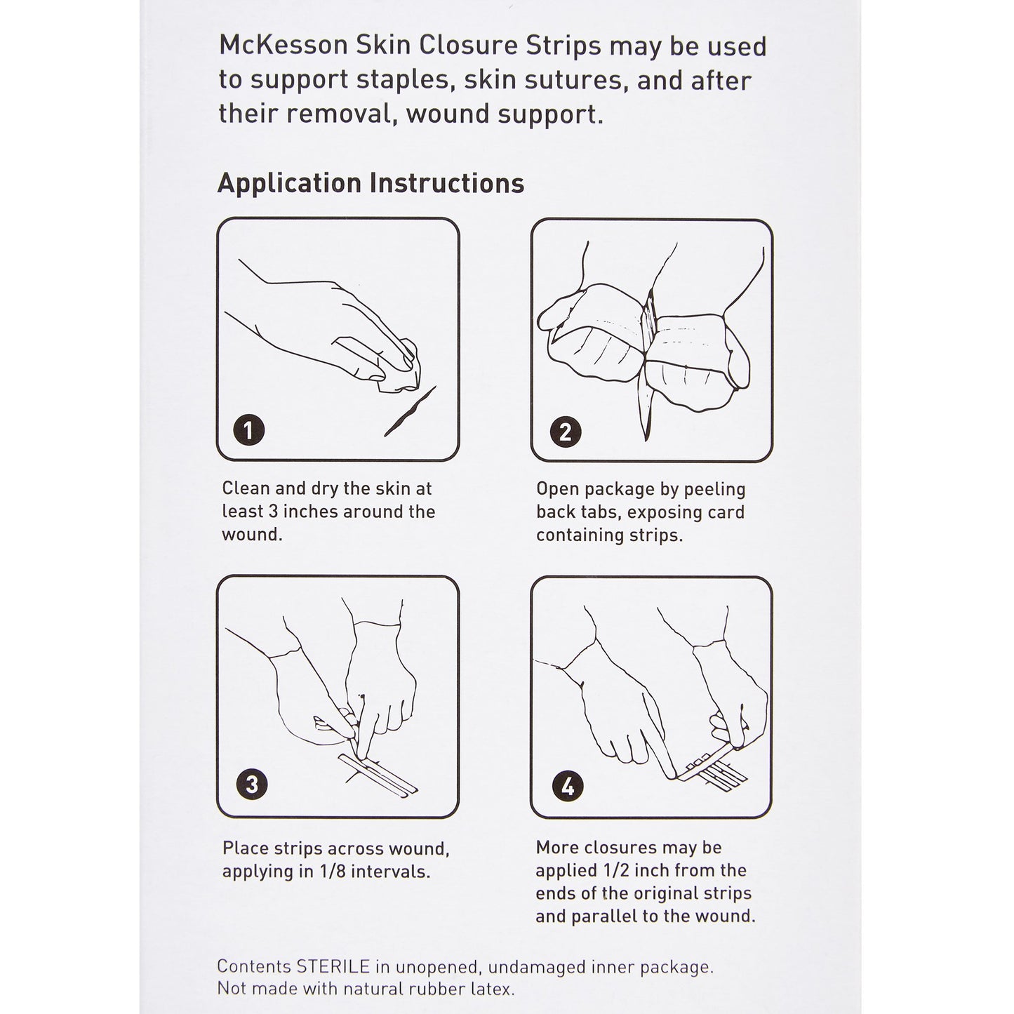 McKesson Skin Closure Reinforced Strip