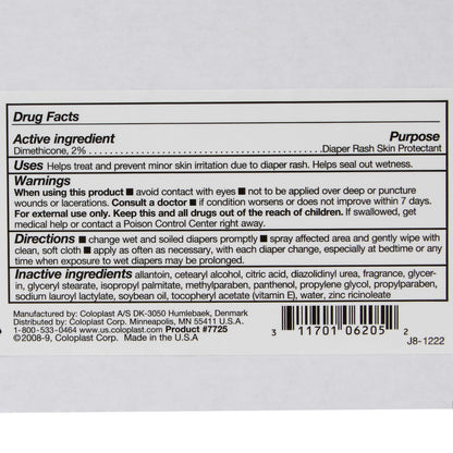 Coloplast 7725 Baza Cleanse and Protect® Perineal Wash w/ Odor Control, Scented, 8 oz. Bottle