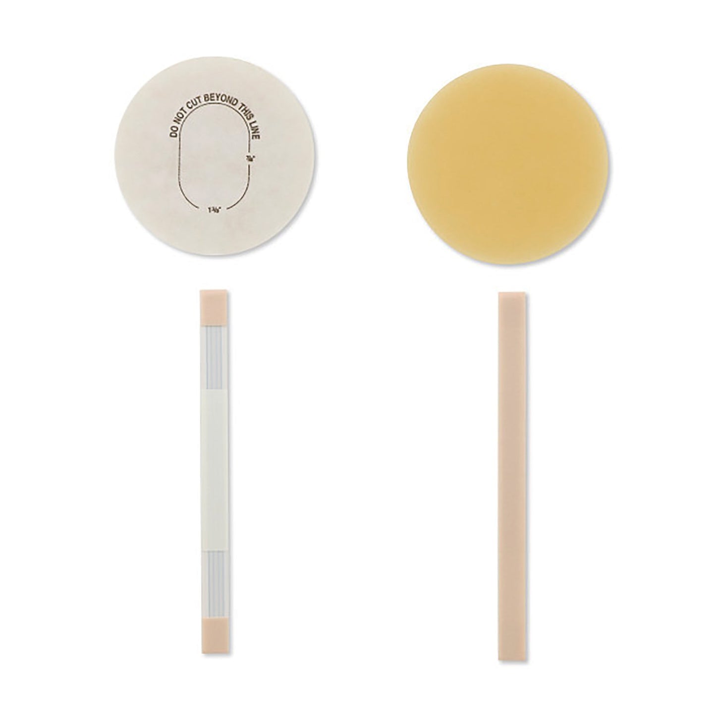 Pouchkins™ One-Piece Drainable Transparent Colostomy Pouch, 6 Inch Length, 7/8 to 1-3/8 Inch Stoma