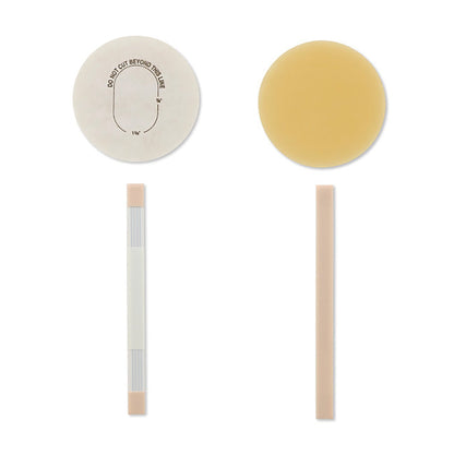 Pouchkins™ One-Piece Drainable Transparent Colostomy Pouch, 6 Inch Length, 7/8 to 1-3/8 Inch Stoma