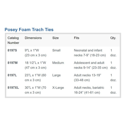 Posey® Tracheostomy Tube Holder, Large