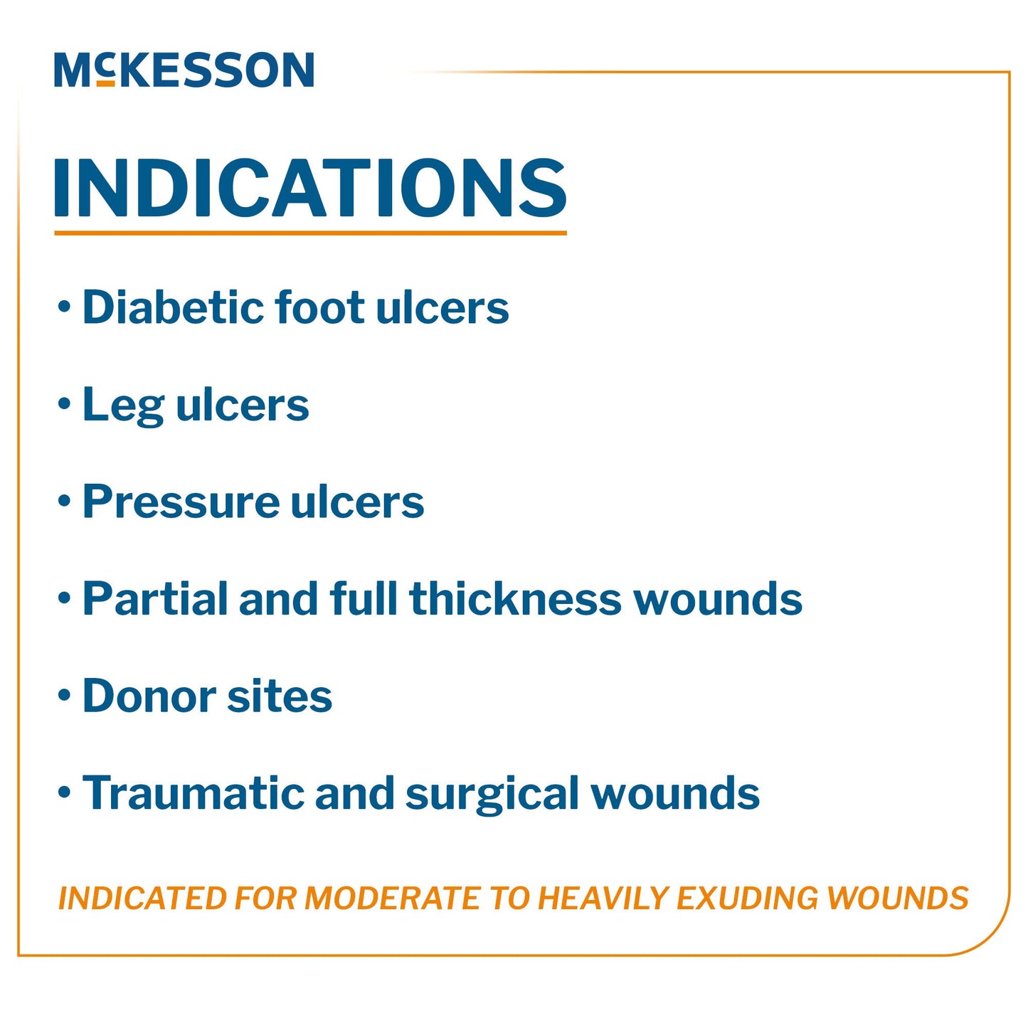 McKesson Silver Calcium Alginate Dressing, 4 x 8 Inch