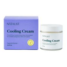 Foot Moisturizer Natalist® Cooling Cream 3.4 oz. Jar Peppermint Scent Cream