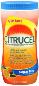 Glaxo Consumer Products 135009070 Citrucel Methylcellulose Fiber Sugar-Free Orange Flavor Powder