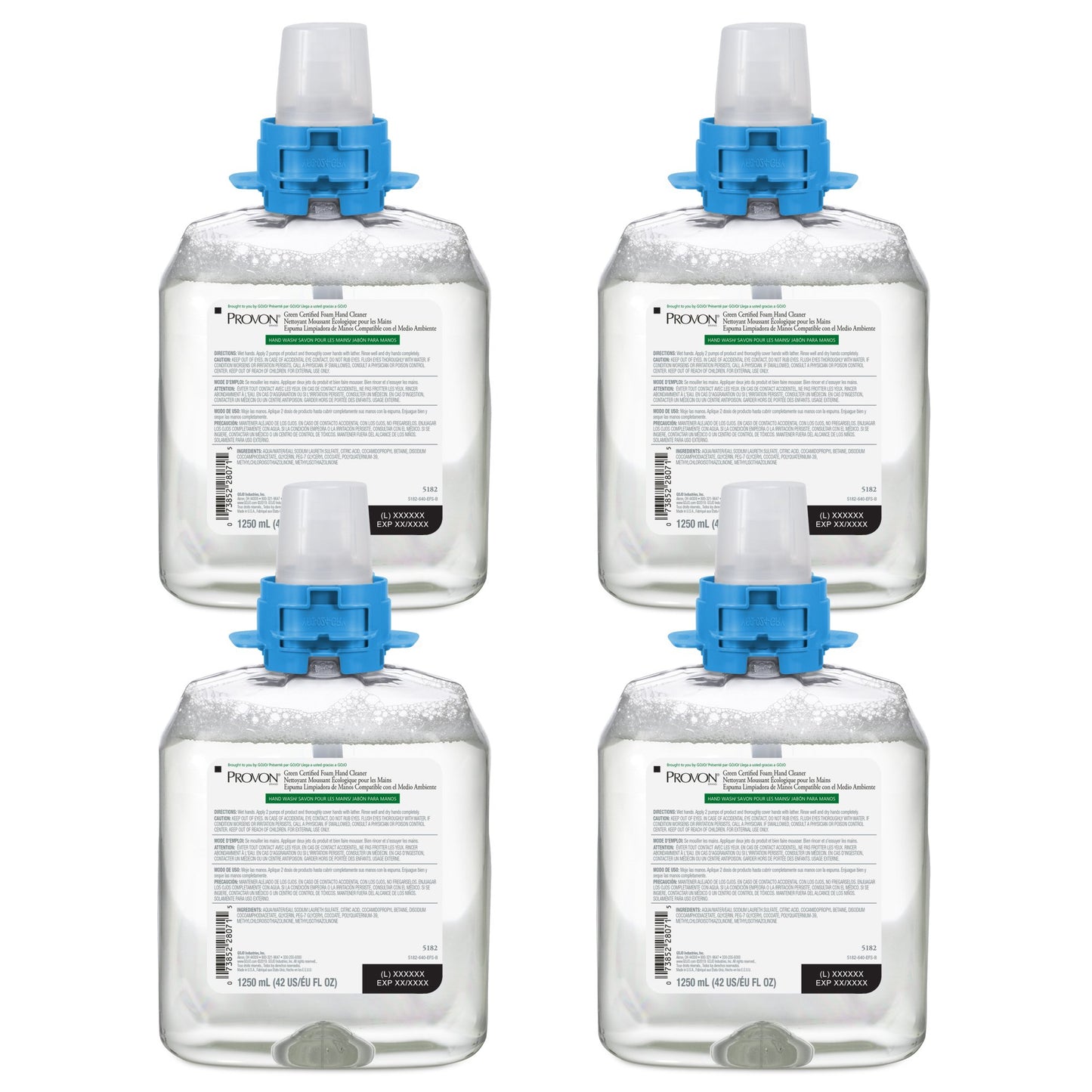 Provon® Green Certified Foam Hand Cleaner, 1,250 mL Refill for FMX-12™ Dispenser