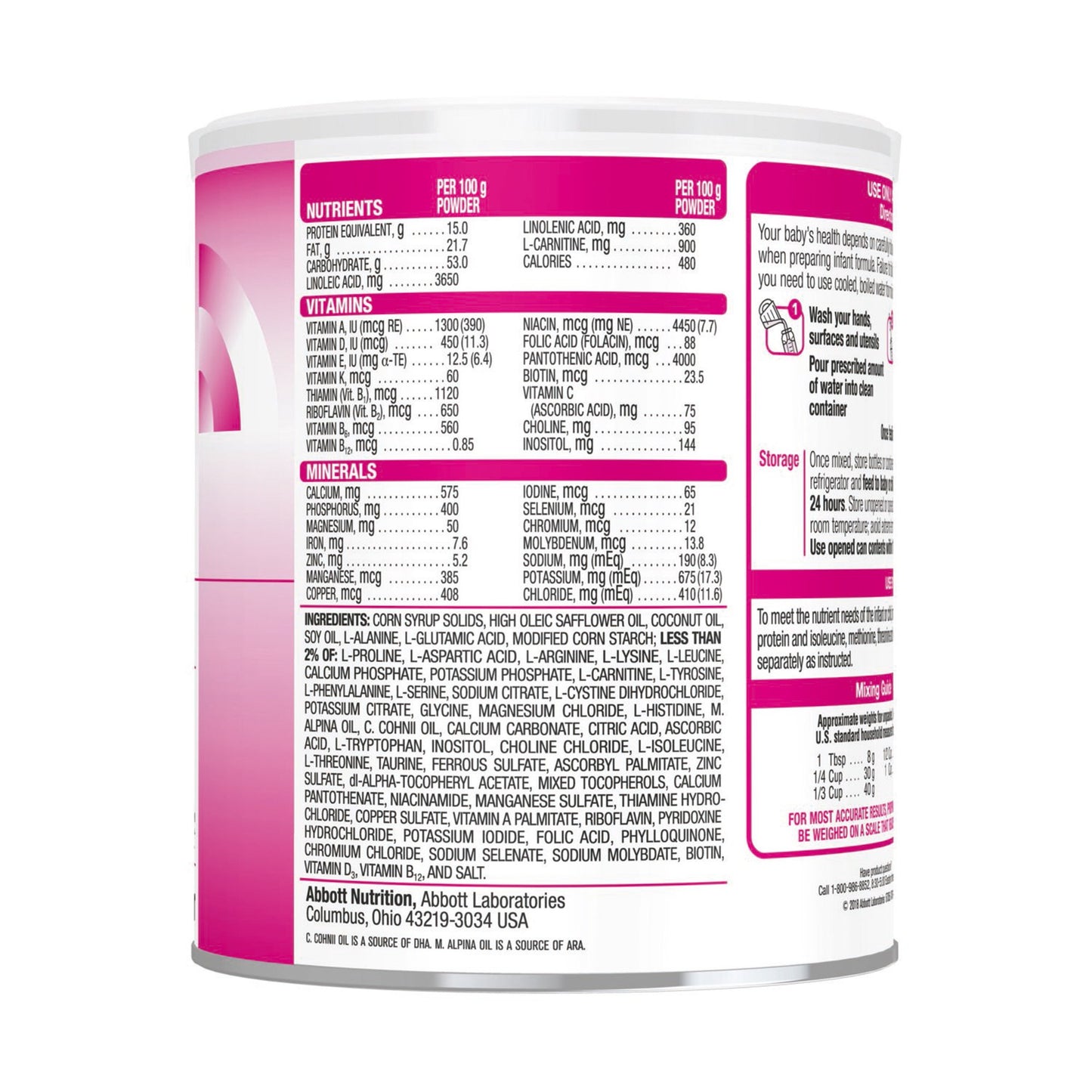 Propimex®-1 Infant Formula for Propionic / Methylmalonic Acidemia
